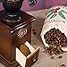 Foruchoice Manual Coffee Grinder Antique Cast Iron Hand Crank Coffee Mill With Grind Settings & Catch Drawer 12.5 x 12.5 x 26 cm