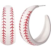Baseball Earrings For Women Acrylic Drop Dangle Sport Earring Gifts for Baseball Fans Softball Earring