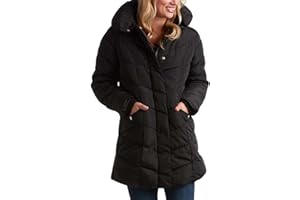 Steve Madden Womens Long Puffer Coat - Heavyweight Insulated Fall Winter Jackets for Women Windproof Long Length Bubble Parka