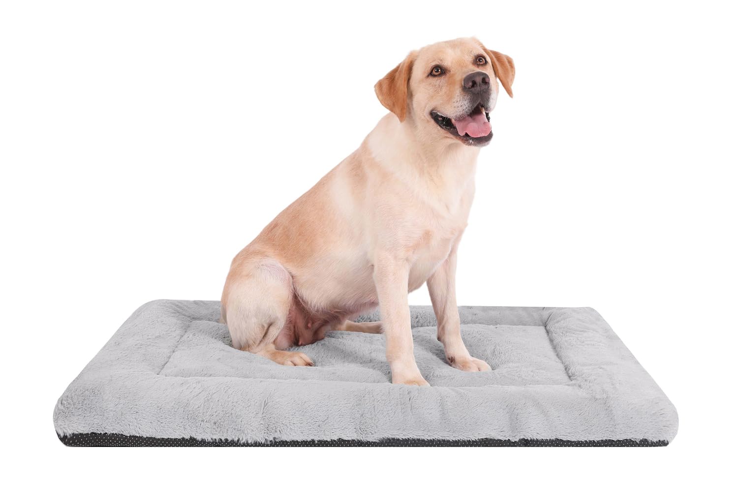 ZENGAOOU Washable Dog Crate Bed with Non-Slip Bottom, Soft Crate Mattress and Flat Dog Mat for Medium and Large Dogs, Comfortable Pet Cushion for Kennels and Home Use (90×60×5 cm)