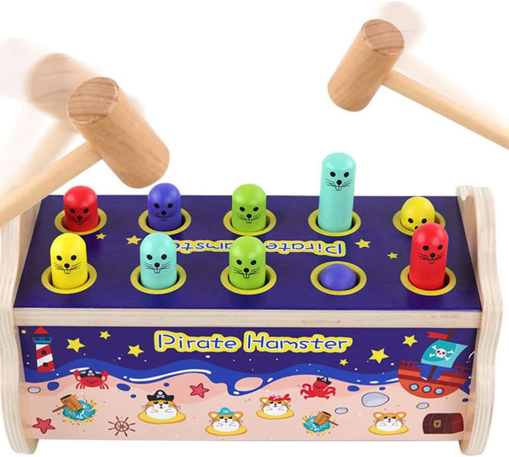 baby toy hammer and peg