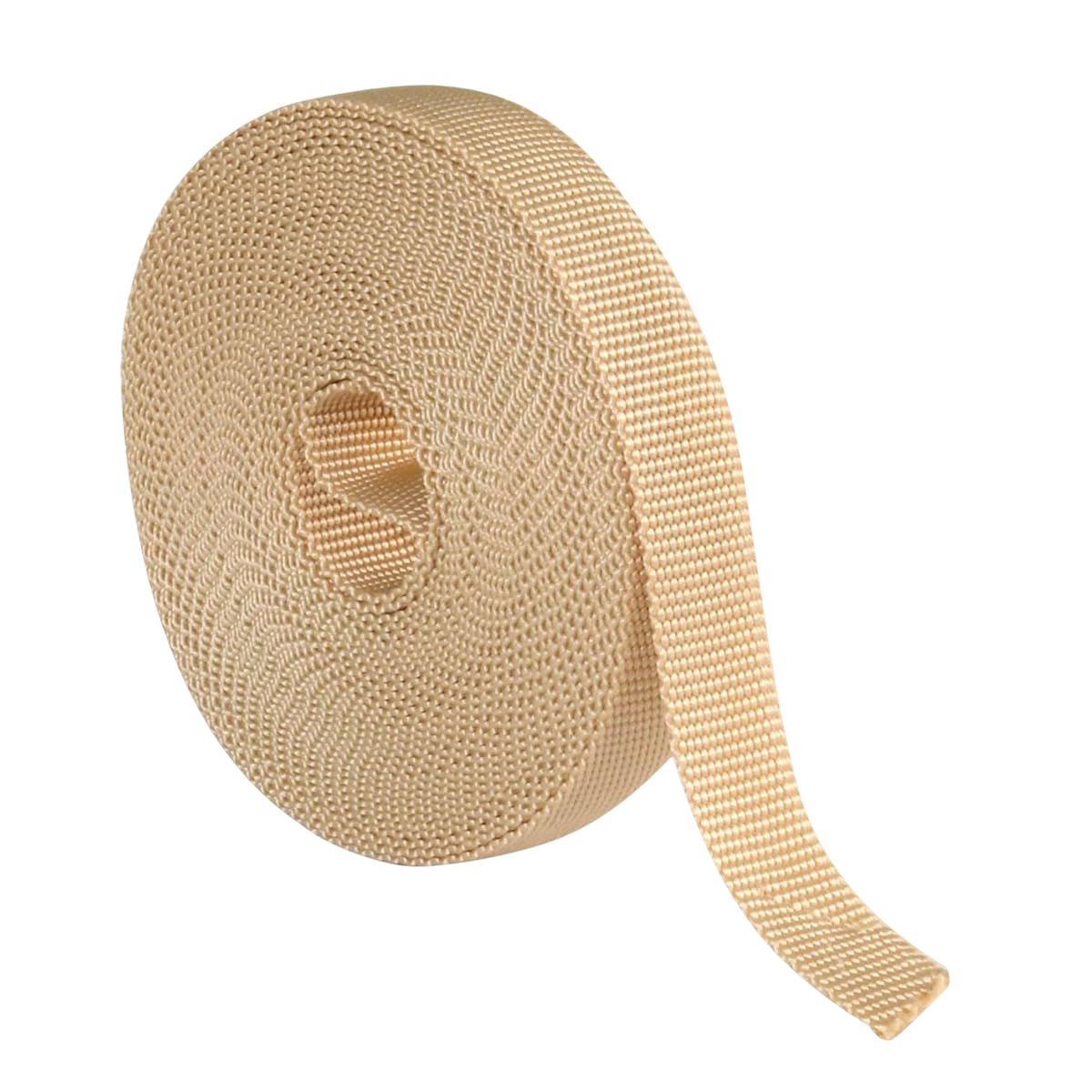 Amig - Ivory Roller Shutter Tape Replacement Rope for Soft and Firm Roller Shutters | UV and Abrasion Resistance | Dimensions: 20mm x 6m