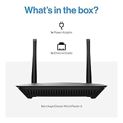 Linksys WiFi 5 Router | 1,500 Sq. ft Coverage
