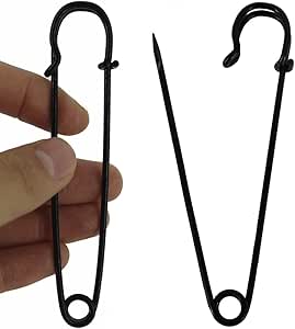 pins safety blankets stainless extra steel 1cm 22mm 10pcs skirts duty heavy knitted