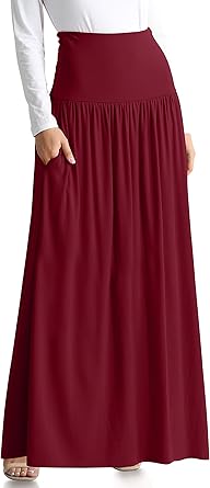 long maxi skirts amazon