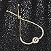 SAKAIPA Gold Silver Plated Charm Bracelets CZ Women Jewelry (Golden Evil Eye)