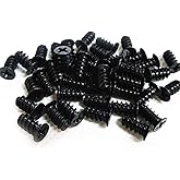 Easycargo Computer Case Fan Screws for 70mm, 80mm, 90mm, 92mm, 120mm, 140mm PC Cooling (50pcs, Black)