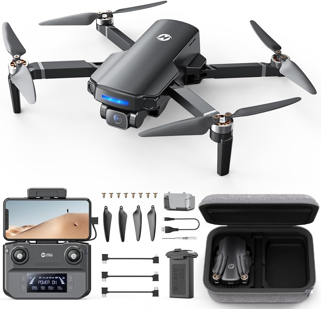 Holy Stone HS360S GPS Drone with 4K Camera for Adults, 20 Mins Flight Time, RC Quadcopter with GPS, Intelligent Follow Mode, Auto Return, Tap Fly, Altitude Hold, Time-lapse Photography — image 1