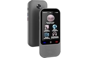 RUBEONLY Language Translator Device, 2024 Upgraded Portable Instant Offline Language Translator Device, 138 Languages Supported, Voice Translator Offline for Voice/Text/Offline/Photo Travel Translation