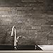Aspect Peel and Stick Stone Overlay Kitchen Backsplash - Iron Slate (5.9