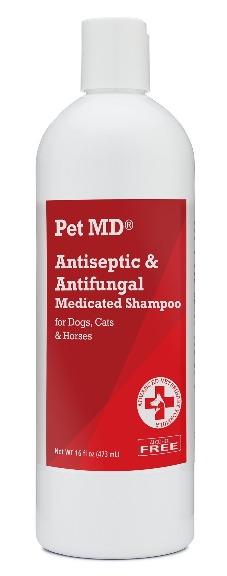 Pet MD Medicated Shampoo for Dogs, Cats and Horses with Chlorhexidine