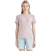 Merino Protect 100% Merino Wool T Shirts Women Crew Neck Tops Short Sleeve Odor Resistance Base Layer Travel Hiking Tee Shirt