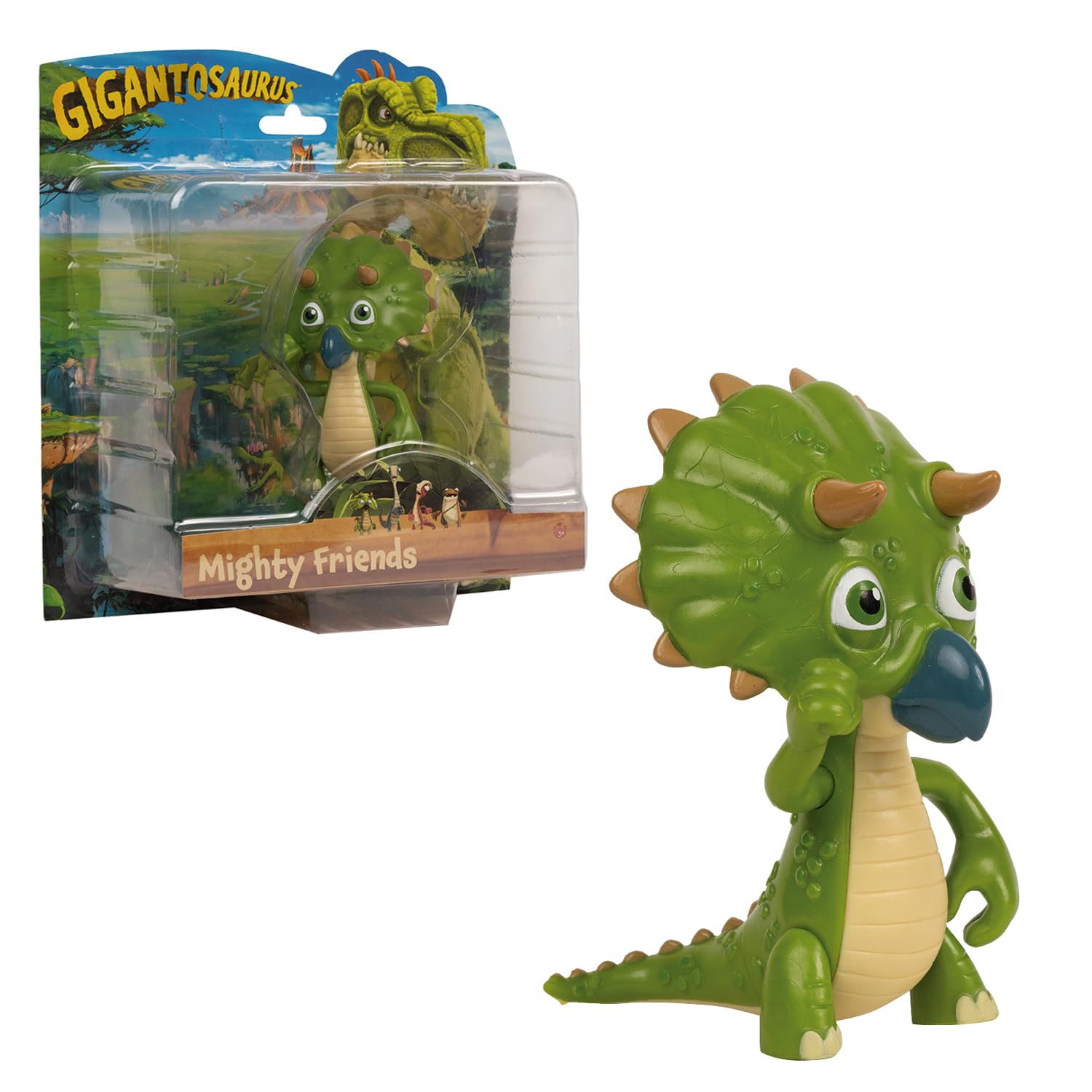 Gigantosaurus, Dinosaur, 12 cm character, articulated figure, Tiny, toy for children from 3 years, GIOCHI PREZIOSI, GGN02B