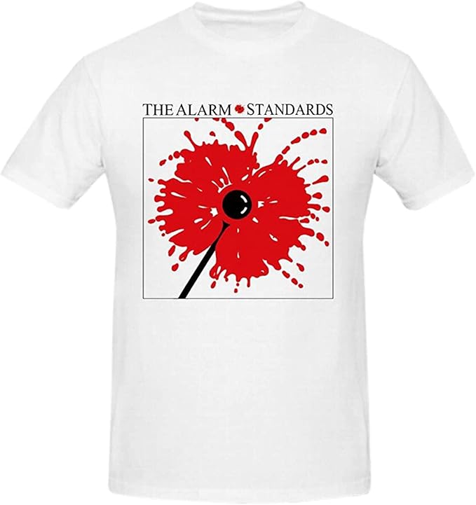 The Alarm Standards TShirt Top Tee Camiseta ShortSleeve for Men White