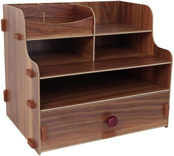 Life decoration Revistero Escritorio de oficina de madera Caja de