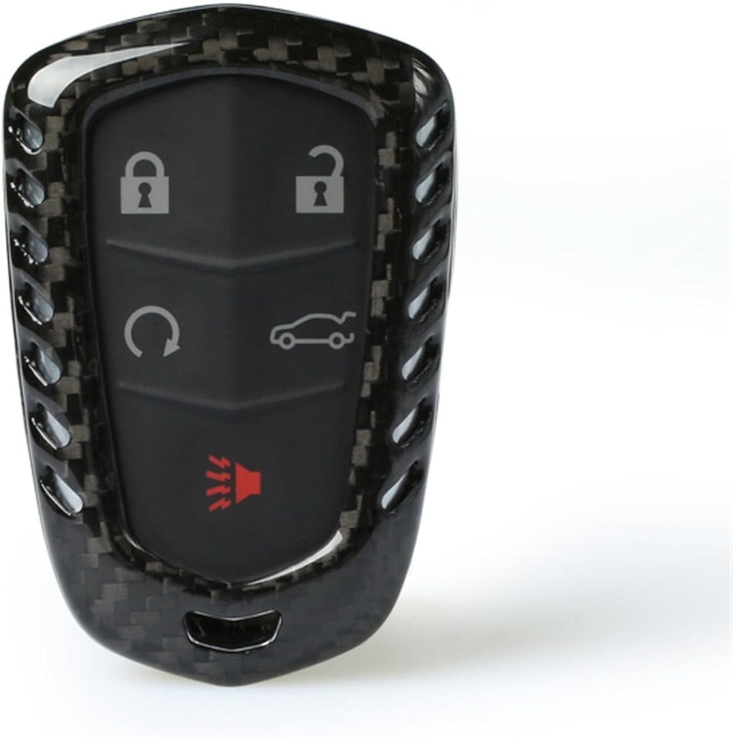 M.JVisun Genuine Carbon Fiber Key Fob Cover For Cadillac