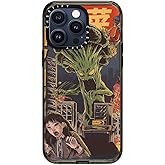 CASETiFY Impact Case for iPhone 15 Pro Max [4X Military Grade Drop Tested / 8.2ft Drop Protection] - Art Prints - Broccozilla - Clear Black