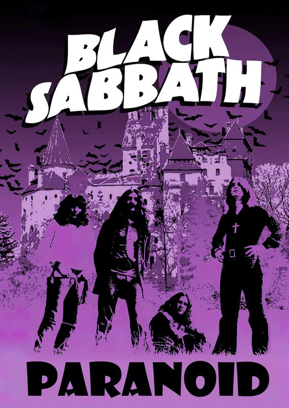 Black Sabbath 2 Retro Vintage Rock Concert Gig Poster Wall Art A3