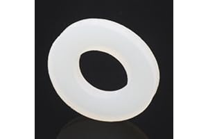 AIMATRUN 20 PCS 7/8" Silicone Gaskets Kitchen Water Hose Washers, 15/16" Tank Connector Bulkhead Fittings, Faucet & Shower Hose Seals, Rubber Washers for Toilet Water Line Replacement & Flange Sealing