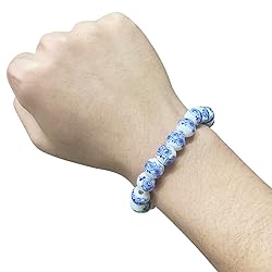 LKXHarleya Women Porcelain Beads Bracelet Vintage