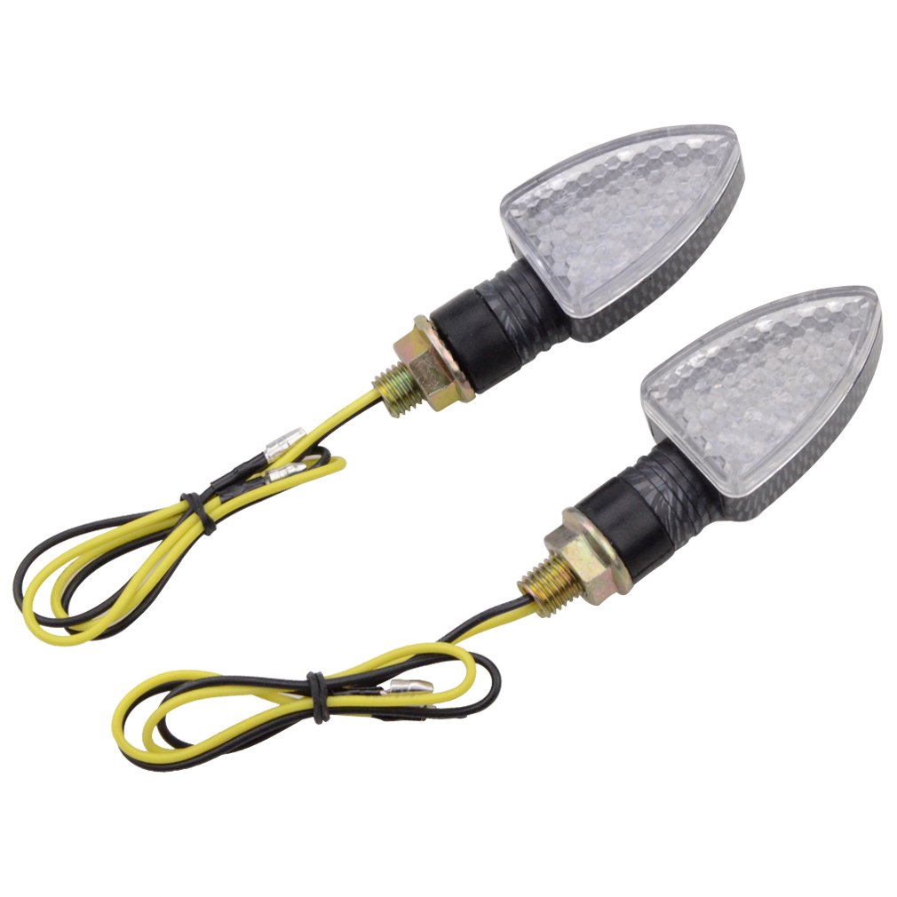 GOOFIT Motorcycle Integrated LED Indicator Turn Signal light Bulb Replacement For ATV Bike Scooter