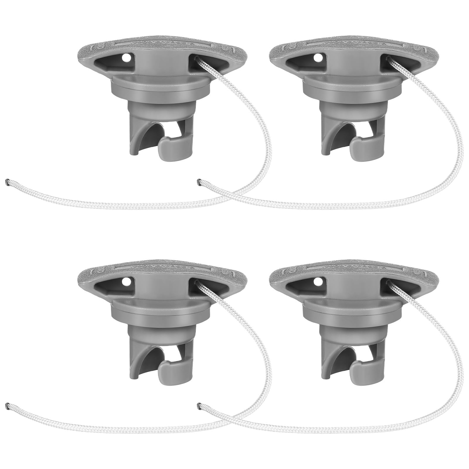 HANABASS Kayak Air Valve Caps 4Pcs Inflatable Boat Air Covers Replacement Plugs for Canoes Dinghies Portable Kayak Accessories