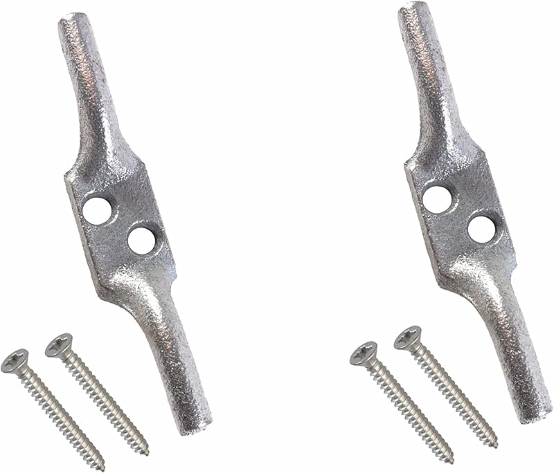 SUL Galvanised Cleat Hook 100mm Heavy Duty for Rope Cord Trailer Washing Line