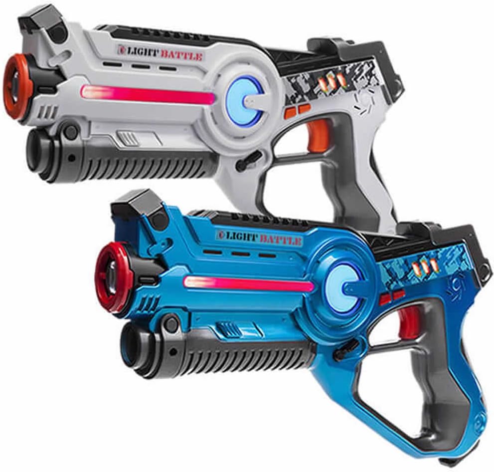 Light Battle Active MultiPlayer Laser Tag Battle Pack for Kids and Kids at Heart – 2 Gun Pack with Carrying Case
