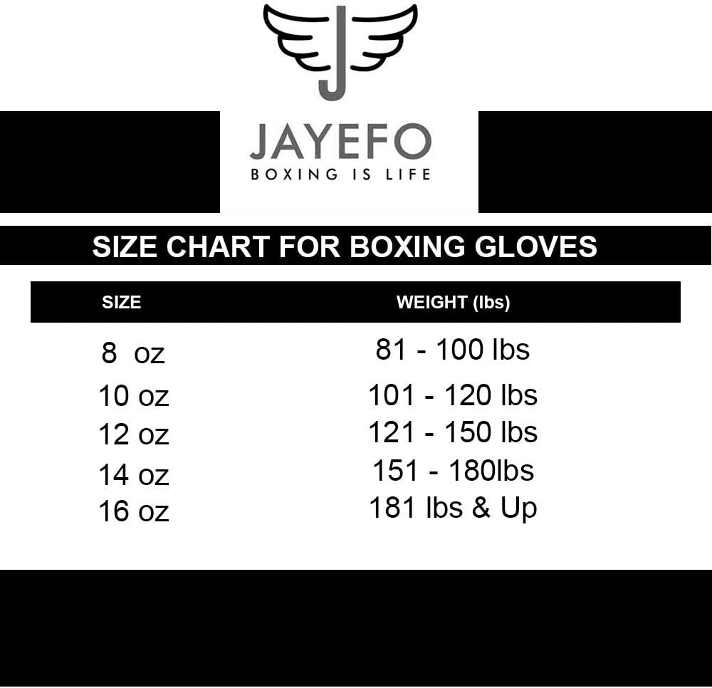 Jayefo Glorious Boxing Gloves Muay Thai Kick Boxing Leather Sparring Heavy Bag Workout MMA Pro Leather Gloves Mitts Work for Men & Women : Sports & Outdoors