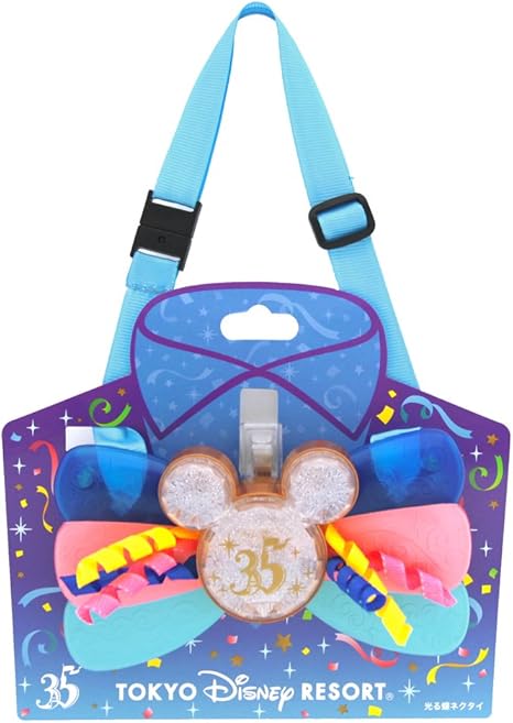 Amazon 東京 ディズニー リゾート 35周年 Happiest Celebration 光る 蝶ネクタイ ミッキー シェイプ ボウタイ 蝶タイ ネクタイ 光る おもちゃ 小物 リゾート限定 変身アクセサリー おもちゃ
