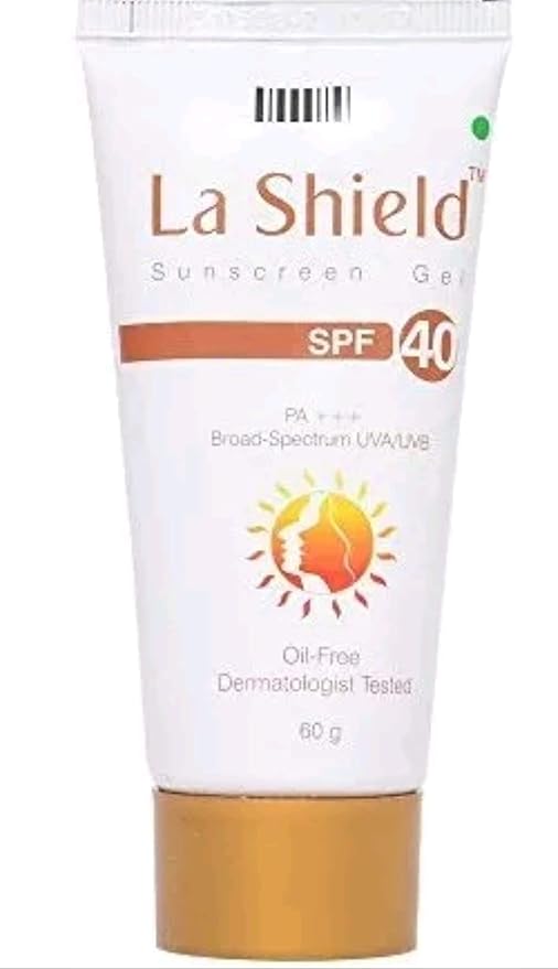 La Shield Glenmark Sunscreen Gel SPF40 (60 g) Amazon.in Beauty
