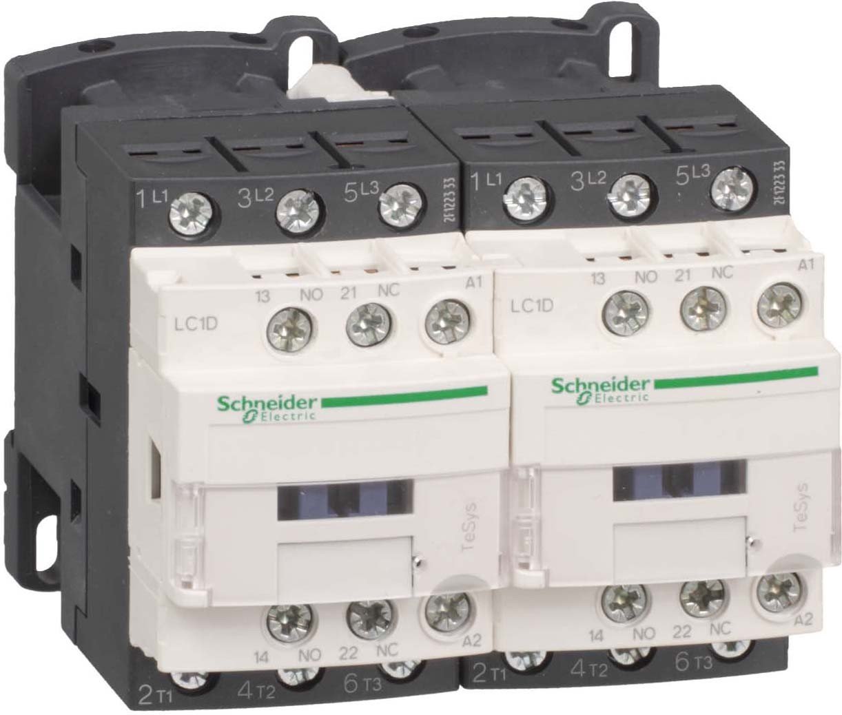 Schneider Electric lc2d09fe7 Contactor TeSys Inverter, lc2-d, 3P, 9 A, 440 Vac-3, Coil 115 VAC, 50/60 Hz