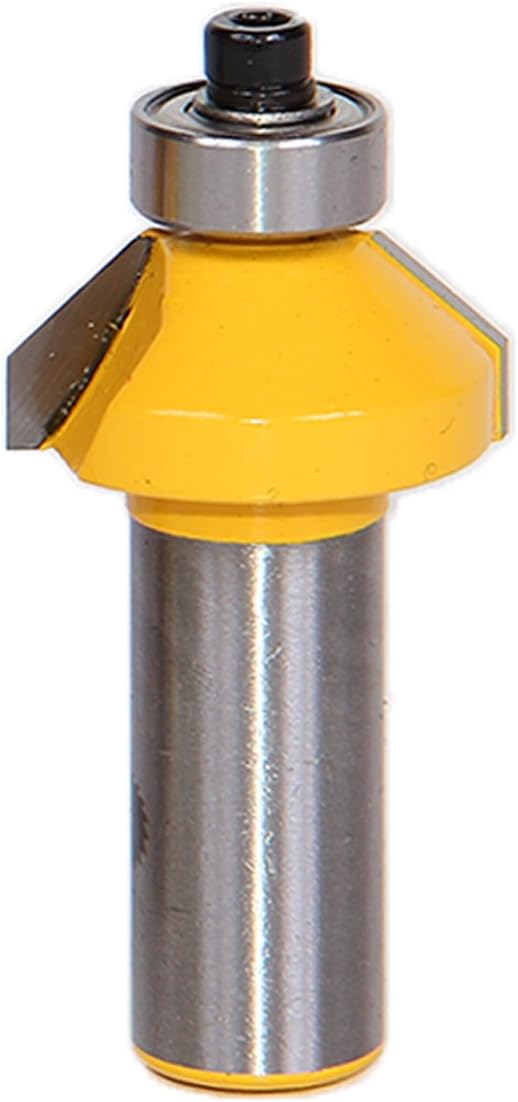 Yonico 13104 45 Degree Chamfer Edge Forming Router Bit 1/2-Inch Shank, 1/2" (Diameter only, Length not specified)