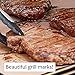 MiTBA Copper Grill Mat Set of 3-XL 100% Non-Stick BBQ Grill Mats, Reusable, and Easy to Clean- Works on Electric Grill Gas Charcoal BBQ and Oven- Will Get You Flawless Meat and a Clean Barbecue
