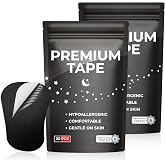 Mouth Tape for Sleeping 60 pcs, Athletic Tape Wrap Breath Training Tape Nasal Strips for Adults Athletes Breathing