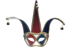 Seglorwy Masquerade Mask for Men Vintage Venetian Mardi Gras Halloween Christmas Party Masks (Blue Venetian)