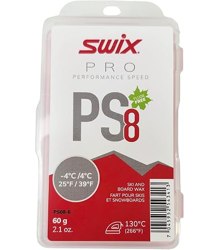 Amazon.com : Swix HS8 Red High Speed Ski and Snowboard Iron-On Wax