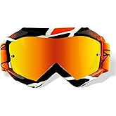 NENKI Youth & Kids Motocross Goggles - Dirt Bike & MX Motorcycle Off Road Goggles with Anti Fog UV Protection Lens