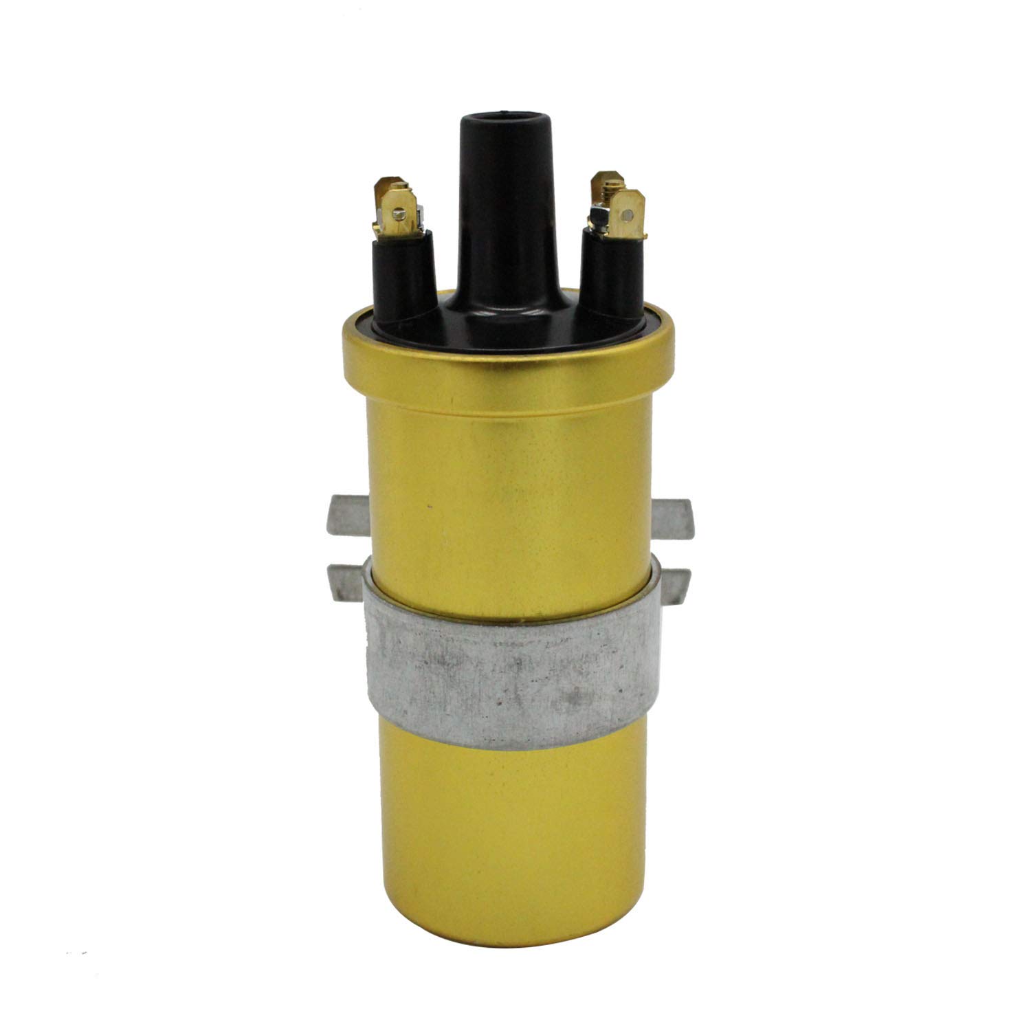 TAKPART 12V Gold Sports Ignition Coil for Lucas