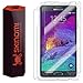 Skinomi Full Body Skin Protector Compatible with Samsung Galaxy Note 4 (Screen Protector + Back Cover) TechSkin Full Coverage Clear HD Film