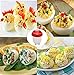 Egg Cooker,Hard and Soft Maker , Non Stick Silicone, Egg Slicer-Egg Seperator-Silicone Oil Brush Free, Egg Maker without Shell
