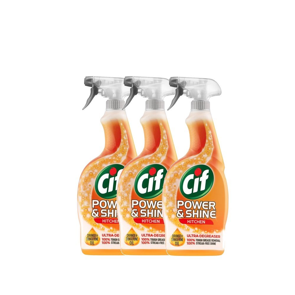 Cif Power And Shine Kitchen Cleaner Spray 700 ml Pack of 3 Amazon.co