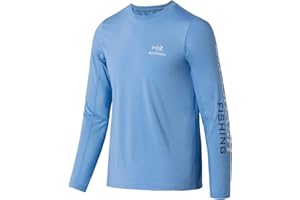 BASSDASH Youth Fishing T Shirts UPF 50+ Long Sleeve Performance UV Protection Tee for Boys Girls