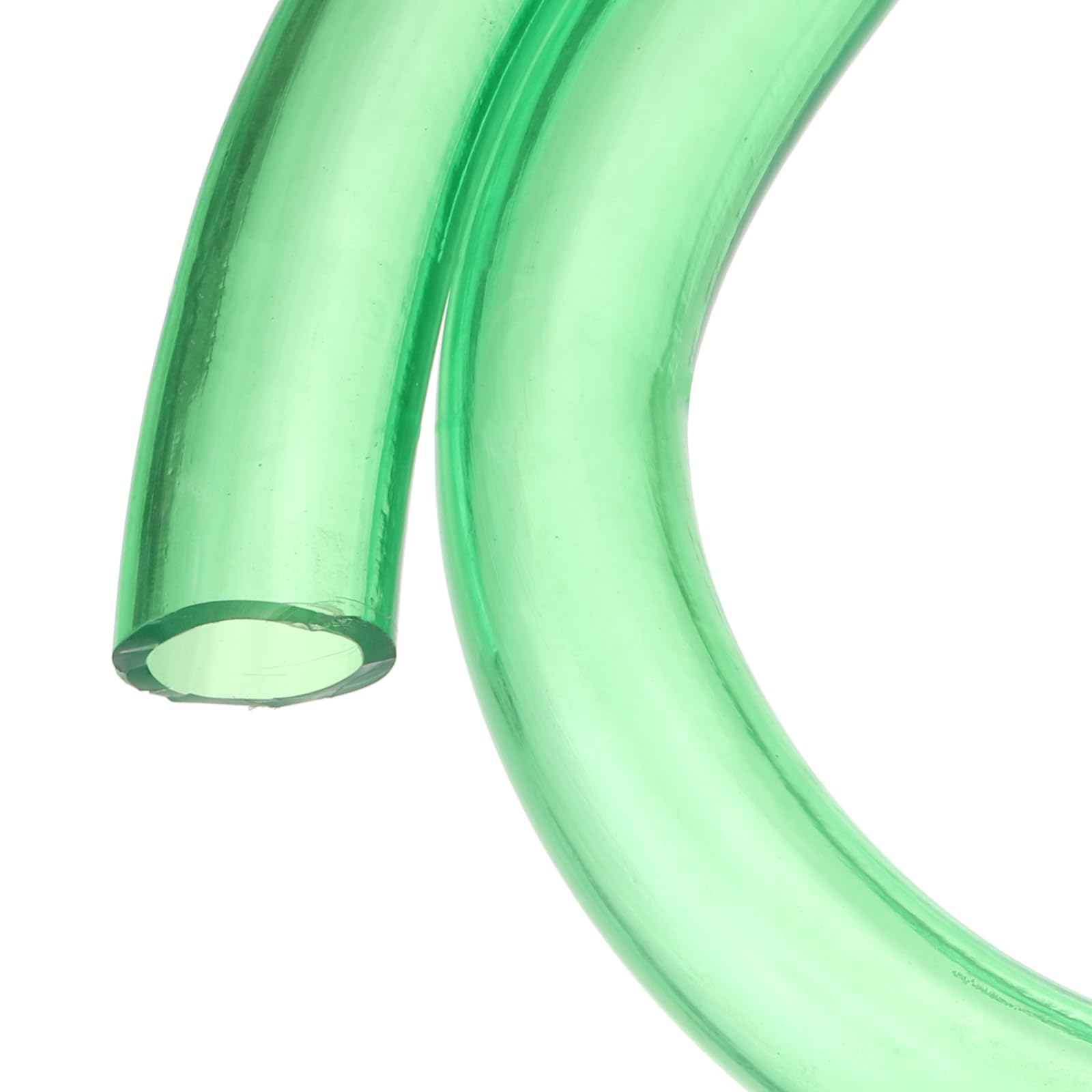 Rebower 3.3ft 38.1mm x 45.7mm Green Plastic PVC Tubing Flexible Vinyl Tube, [for Garden Irrigation, Water Hose, Fish Tank, Aquarium] - 1 1/2" x 1 7/8"