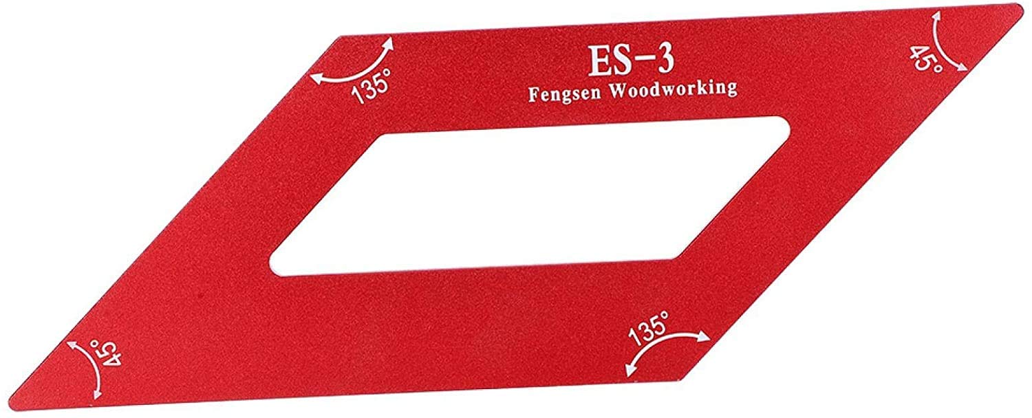 Measuring Ruler-Woodworking Aluminum Carpenter Measuring Ruler Angle Ruler Scribing Needle Scribing Tool