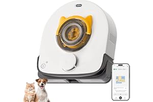 UBPET Robot Vacuum Cleaner with 22,000Pa Ultra-Strong Suction - Automatic Robot Vacuum for Pet Hair & Carpets, Tangle-Free Cleaning, Smart Mapping with LiDAR Navigation, App Controlled Vacuum Robot