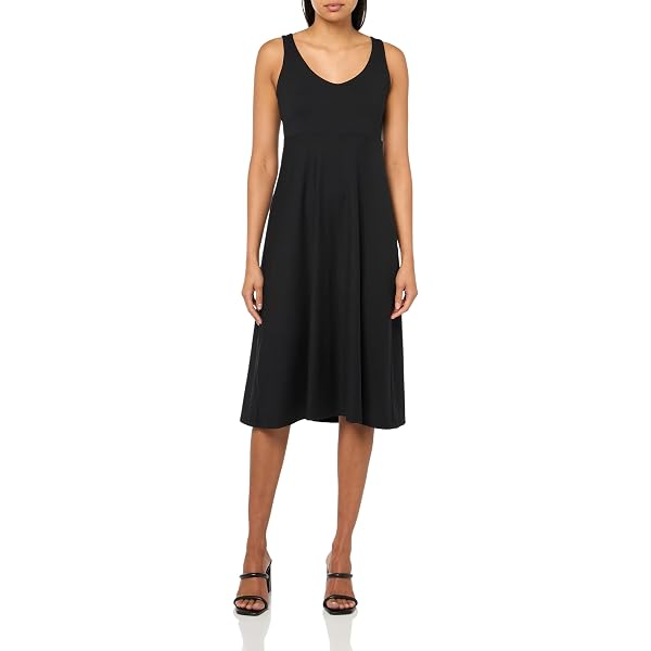 knee length dresses for ladies Robe midi  boutons Eddie Bauer pour femme
