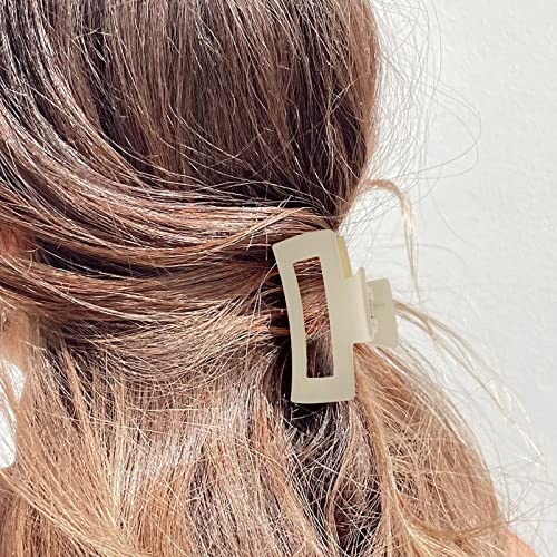 10 PCS Hair Claw Clips for Women, 3 Inch Strong Hold Matte Hair Claw Clips for Thick Hair, Fashion Hair Styling Accessories for Girls, Large Hair Clips for Women Thick Hair(10 Colors)