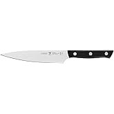 HENCKELS Dynamic Razor-Sharp 6-inch Utility Knife, Tomato Knife, German Engineered Informed by 100+ Years of Mastery, Black/Stainless Steel