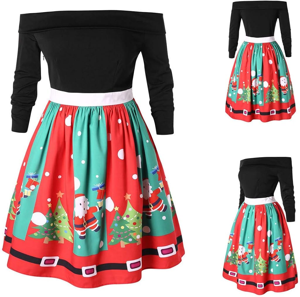 ladies christmas dresses amazon